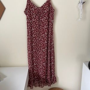 Midi Floral Print Dress